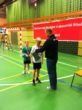 Badmintontævne i Skalborg hvor både Jonas og Freja fik fine præmier.