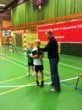 Badmintontævne i Skalborg hvor både Jonas og Freja fik fine præmier.